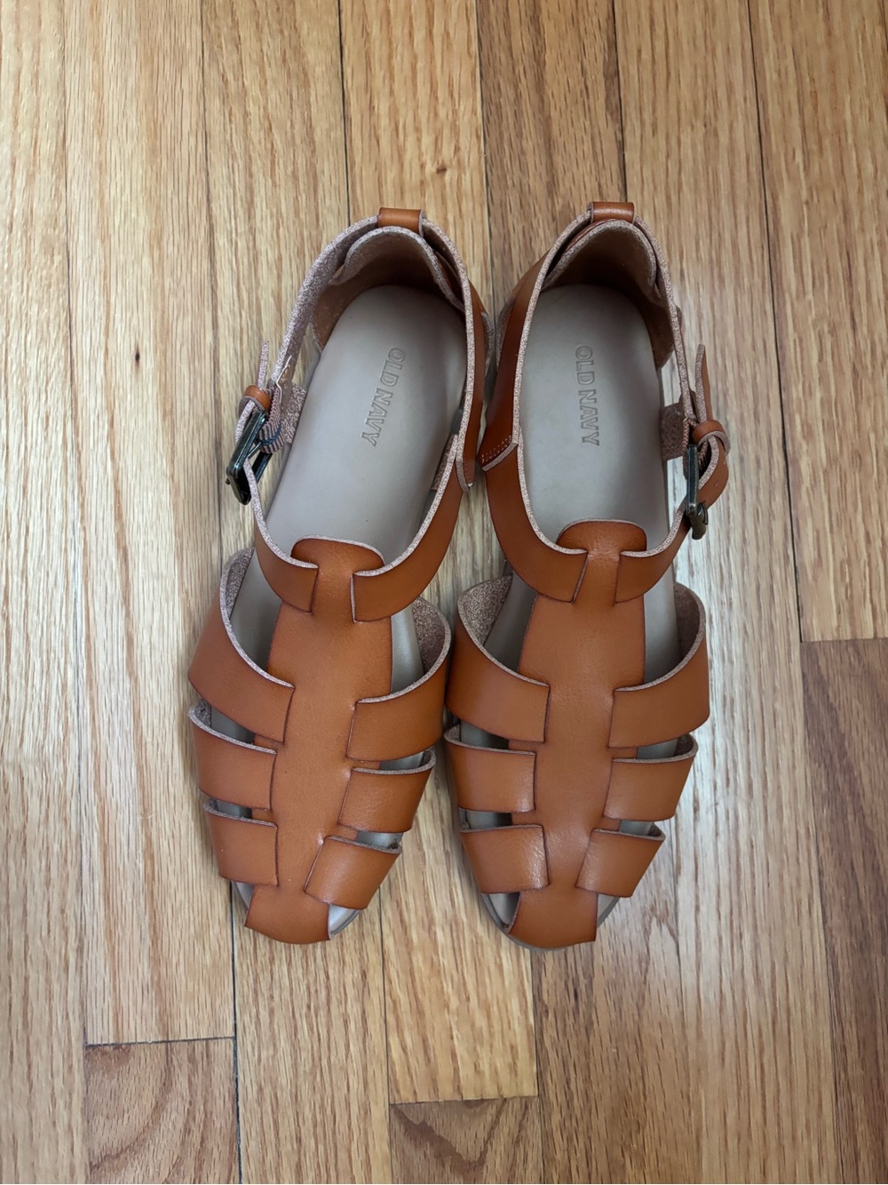Old Navy Brown Fisherman Sandals with Buckle